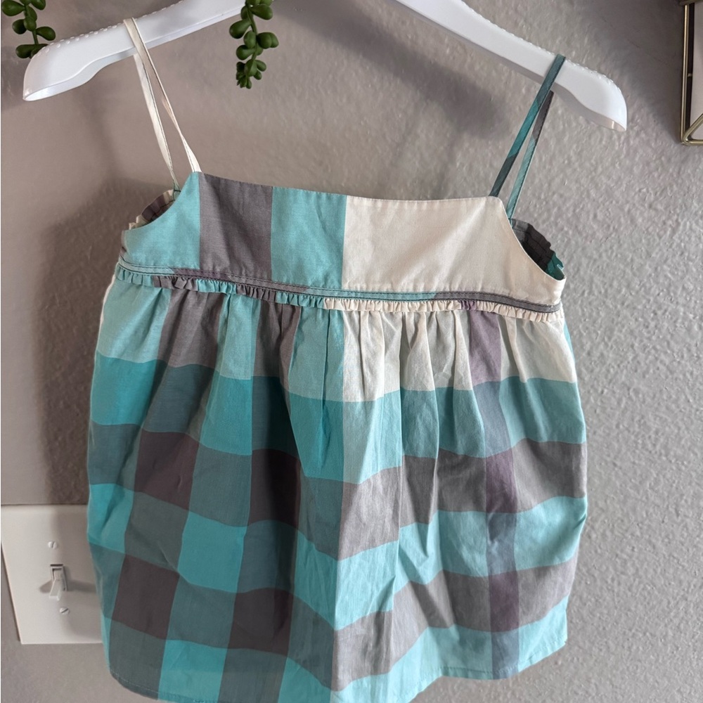 Girls Burberry Babydoll Top